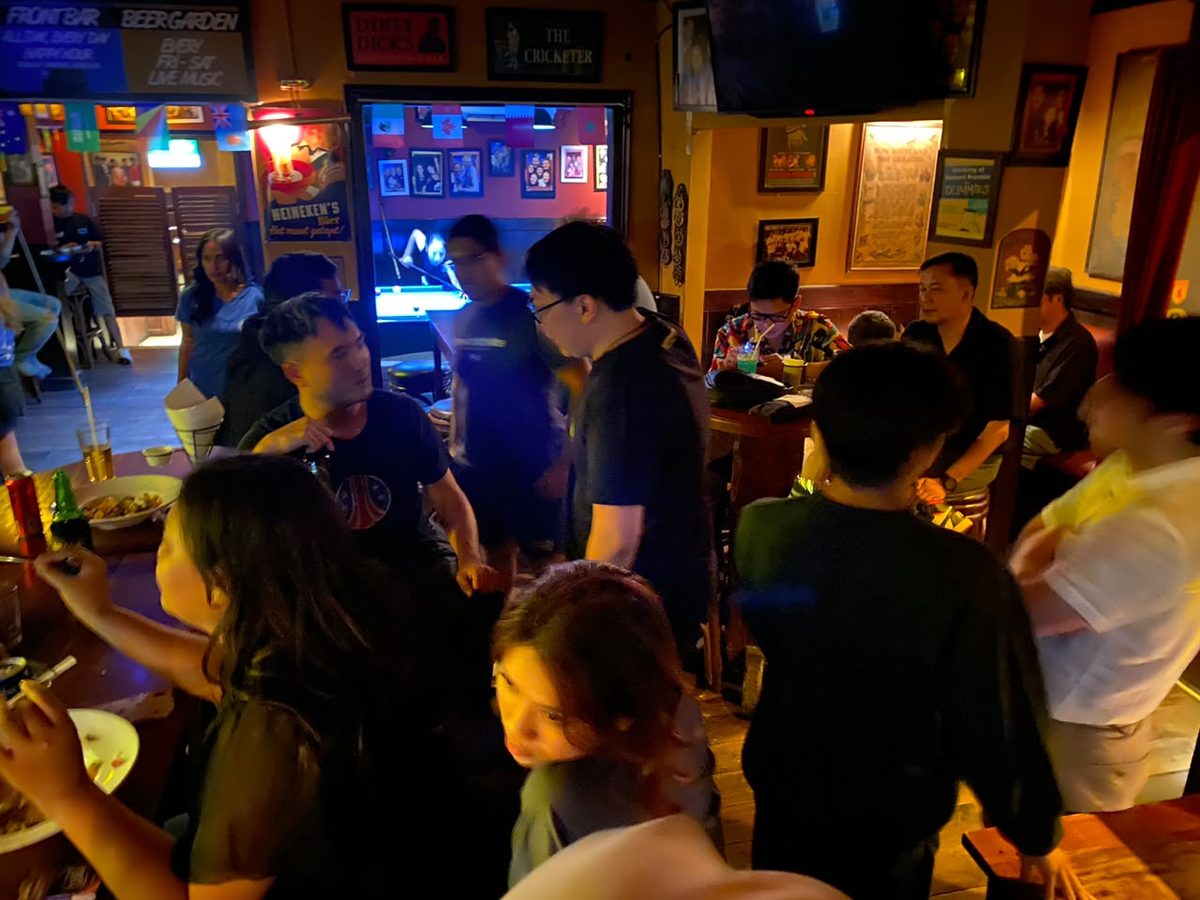 Inside Eastern Promise in Kemang during a Lounge Asia Jakarta night
