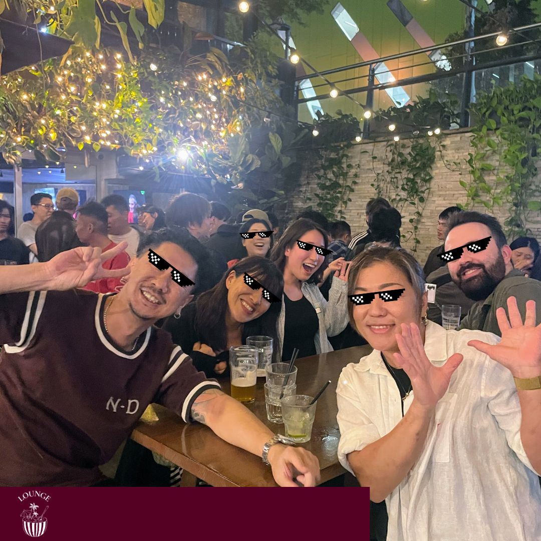 Guests smiling together at an Asian meetup in Brisbane